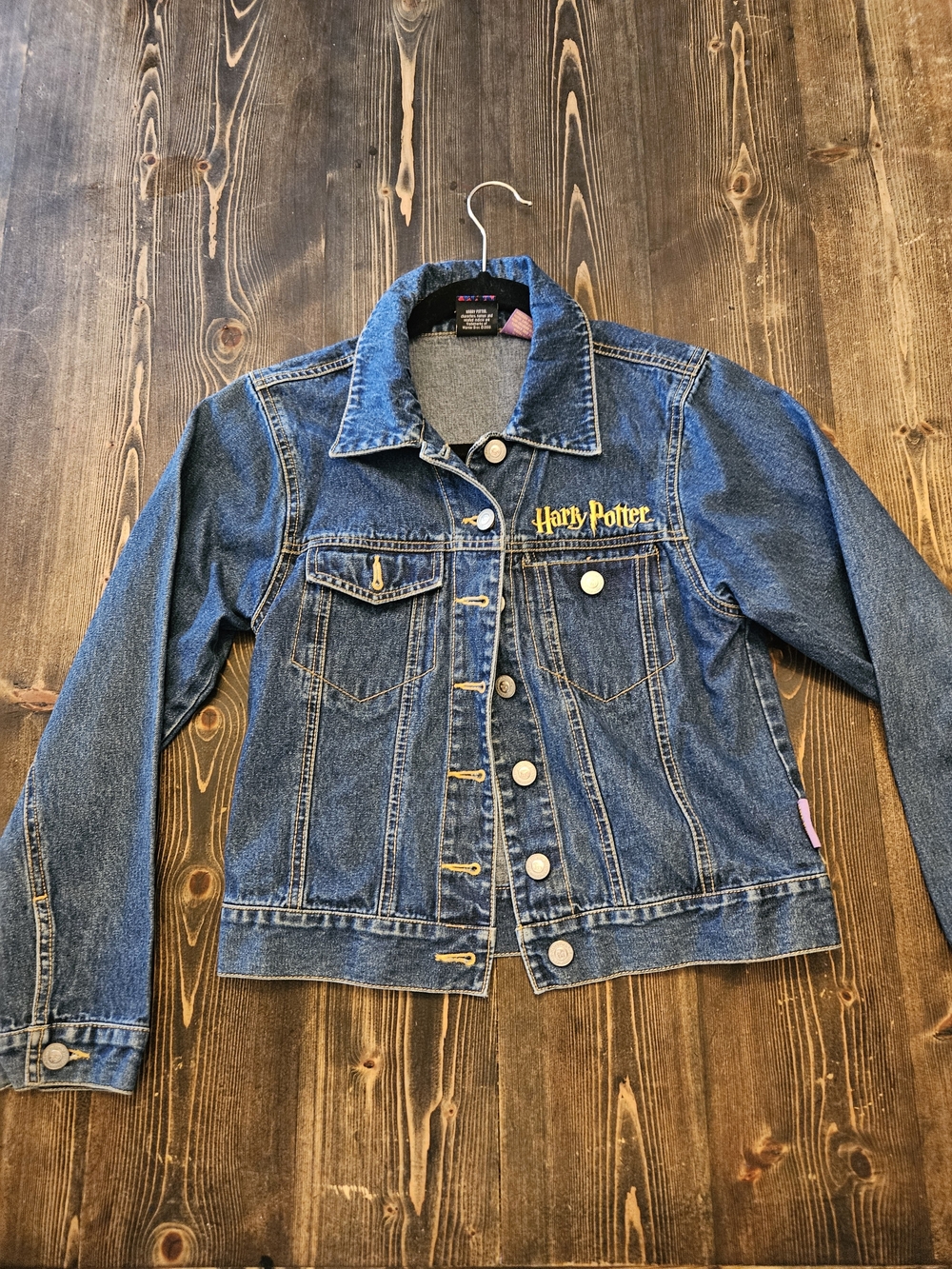 Warner Bros. Harry Potter Denim Jean Jacket in Blue